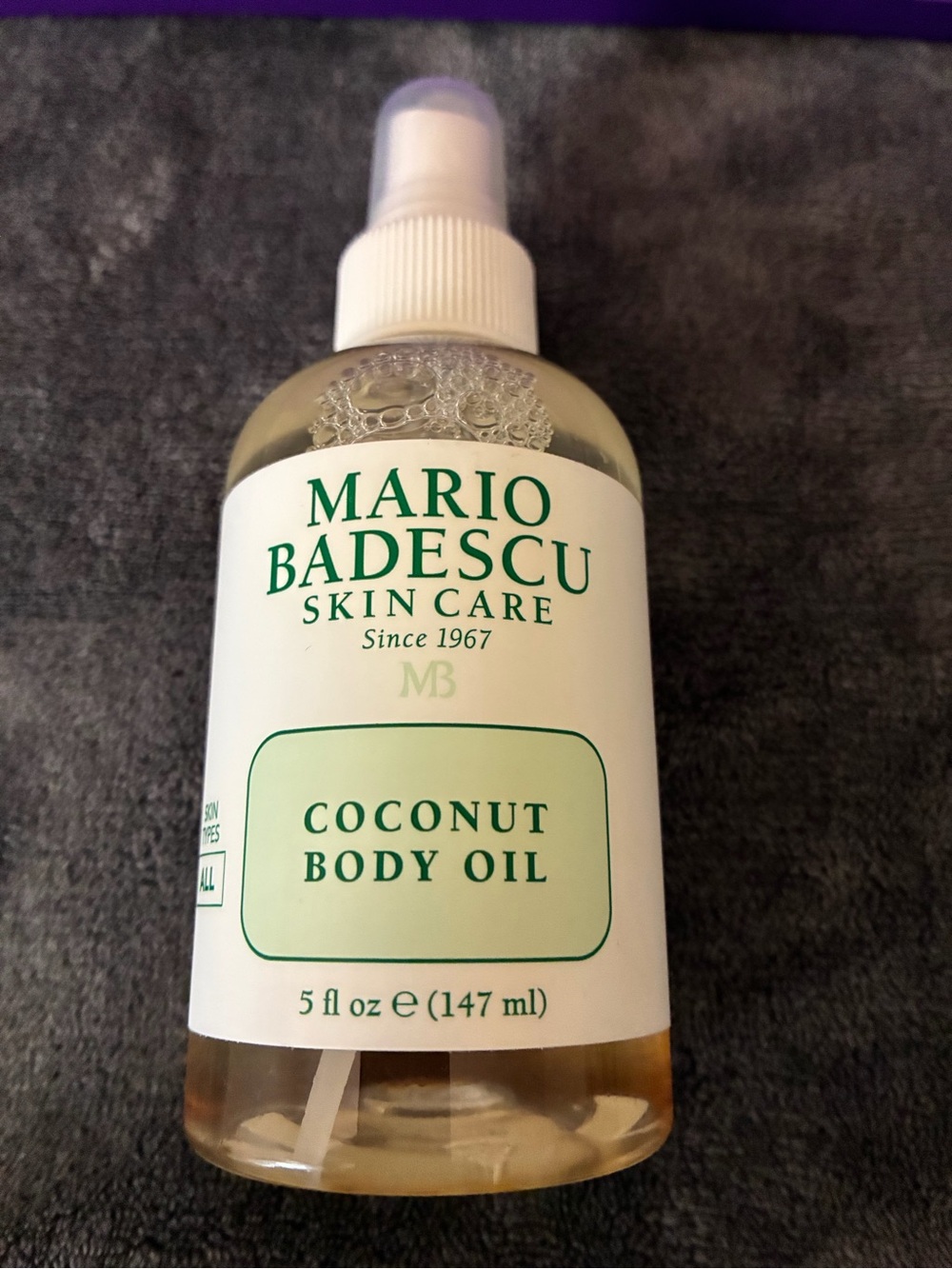 Mario Badescu Coconut Body Oil — White & Green Label